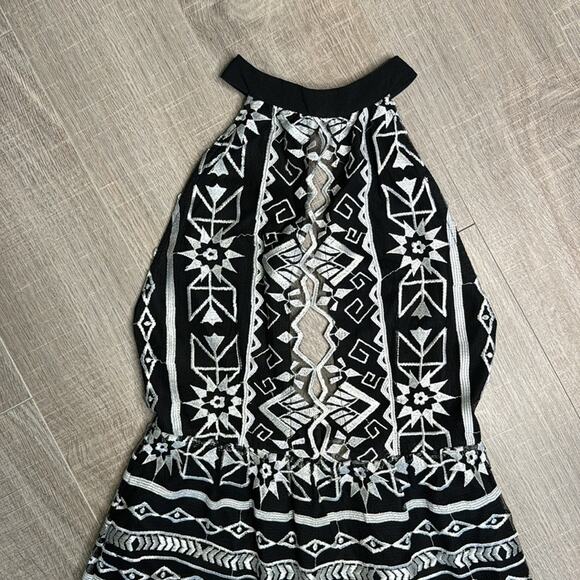 JEN’S PIRATE BOOTY Eclipse MIni Dress in Starlight Halter Lace Cut Outs - Picture 3 of 12